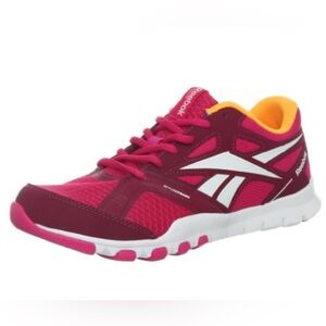 Reebok Fuchsia and White Running Shoes